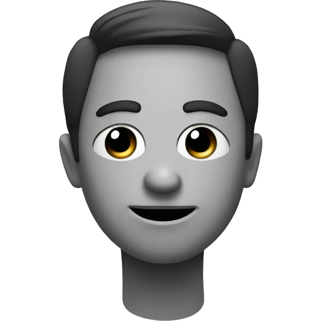 black and white emoji slightly smiling friendly emoticon with closed eye and raised eyebrow - meaning wink emoji
