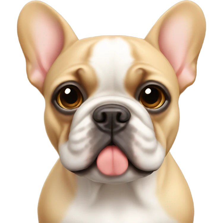 Tan French bulldog emoji