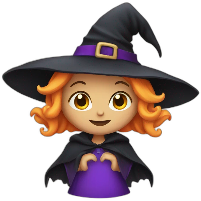 halloween witch emoji