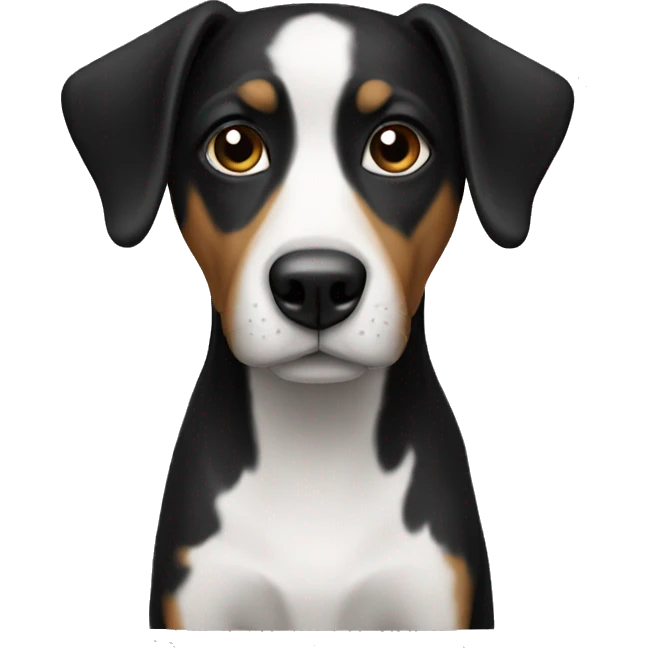 Dog black emoji
