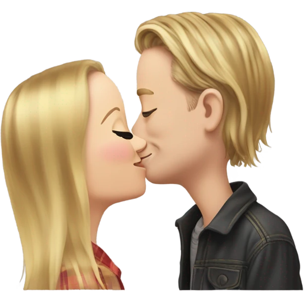 macaulay culkin kissing girl emoji