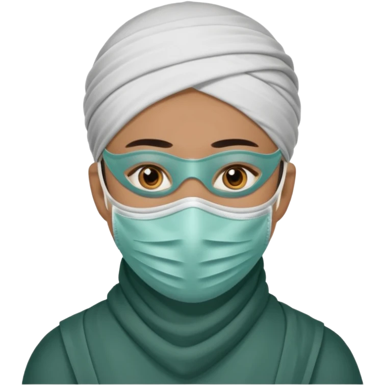 masked muslim emoji