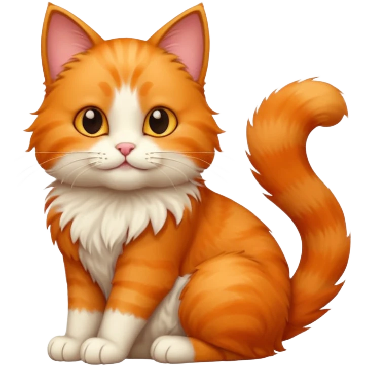 😺cat emoji leaning chin on its paw emoji