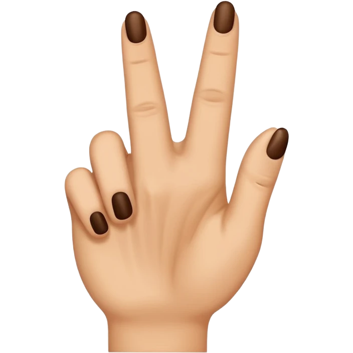 Eine Hand mit einem Finger der nach links zeigt  emoji