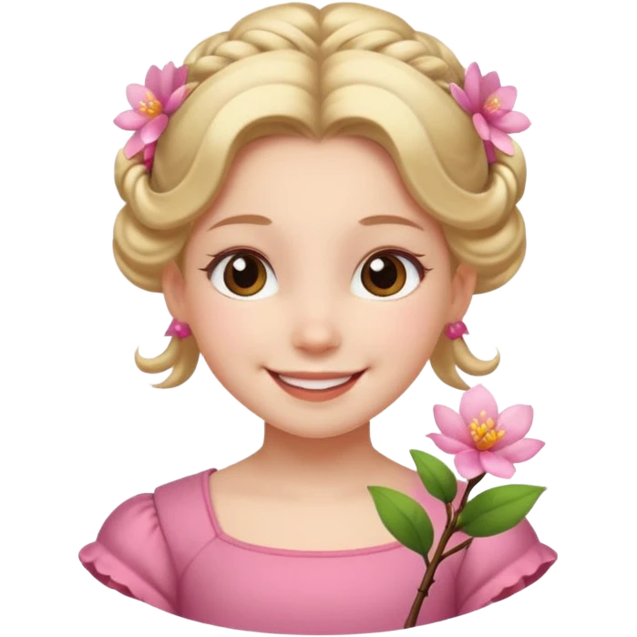 What a beautiful little girl is born and blossoms to be a beautiful lady you praise emoji