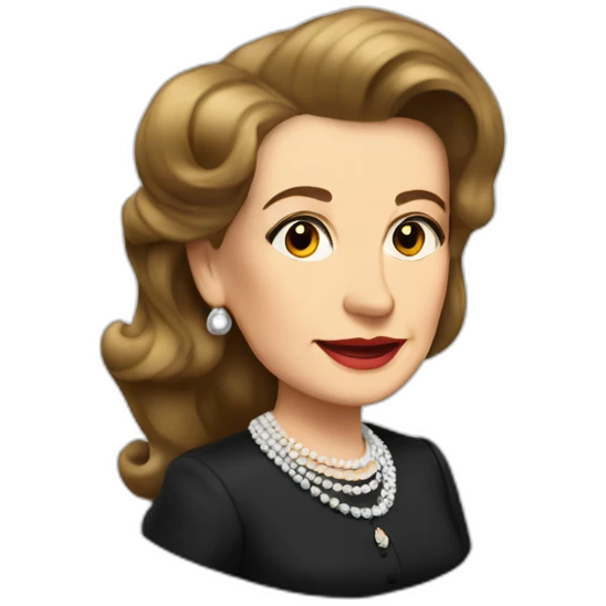 Estela Martinez de Peron as argentinian president emoji