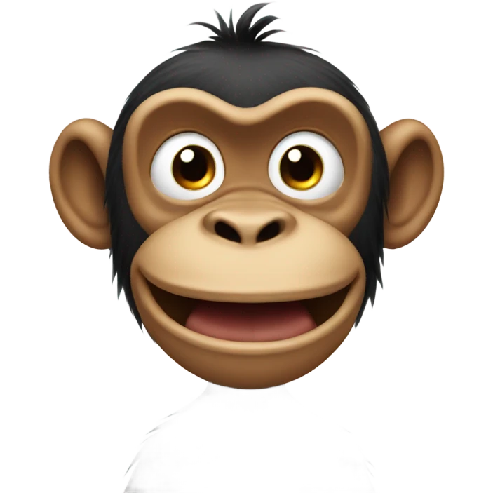 Goofy monkey  emoji