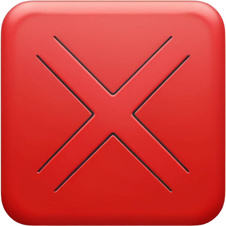 red x emoji