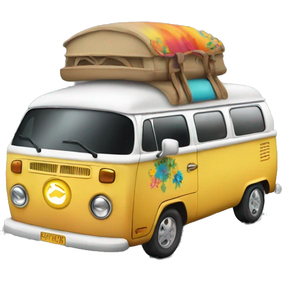 Hippie van emoji