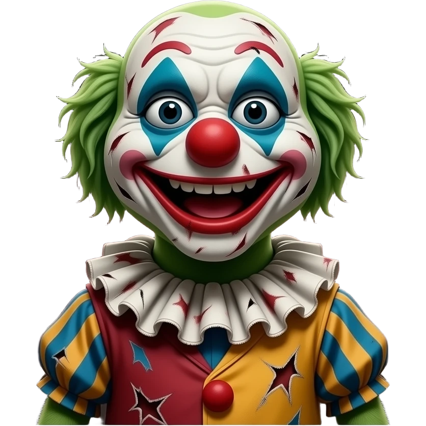 A 80 s horror movie muppet emoji