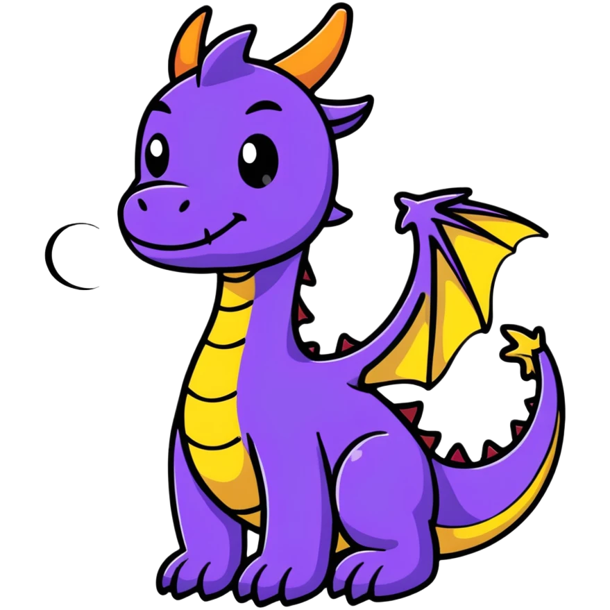 cartoon dragon emoji