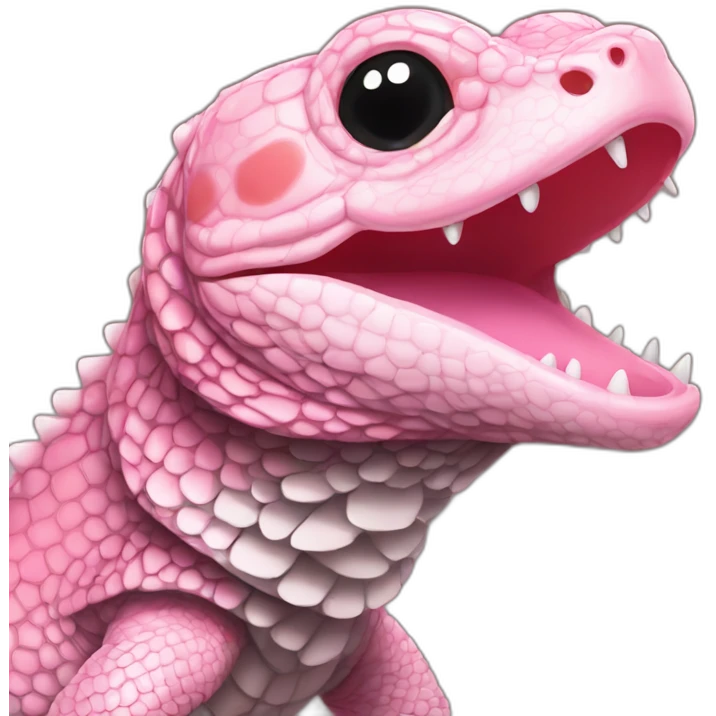 tegu lizard pink emoji