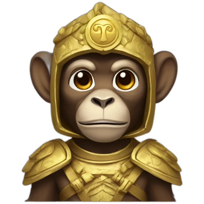 monkey warrior saint emoji