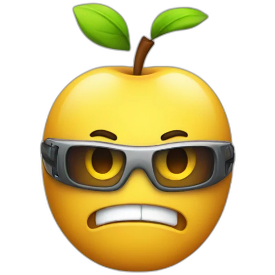 Video game Apple character emoji