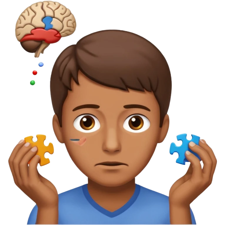 man pick brain emoji