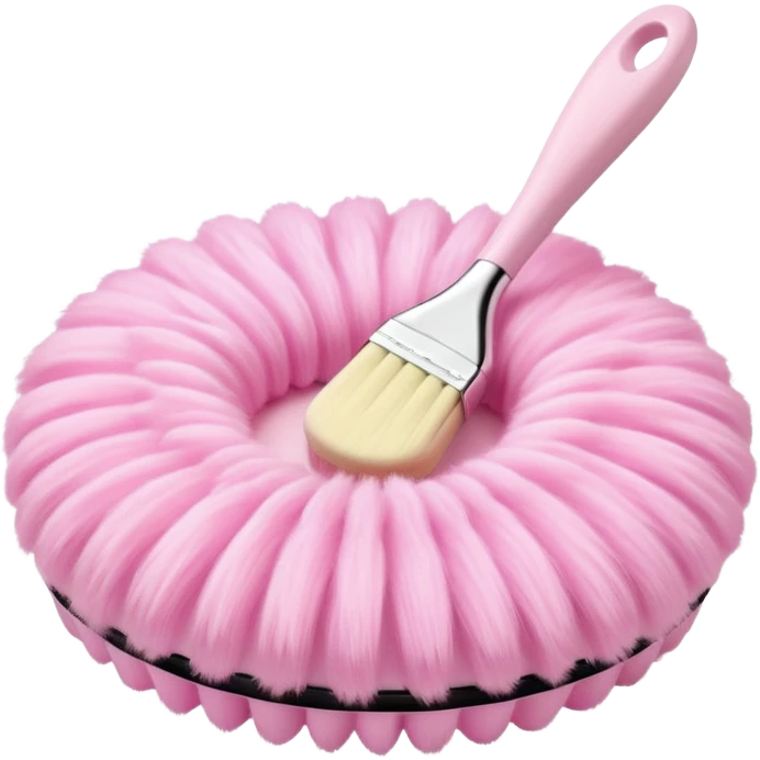 Soft pastel pink body brush emoji
