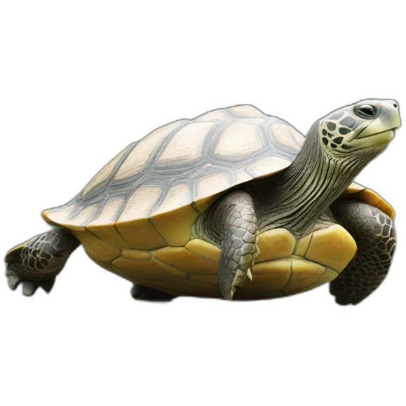 tortue sur loutre emoji