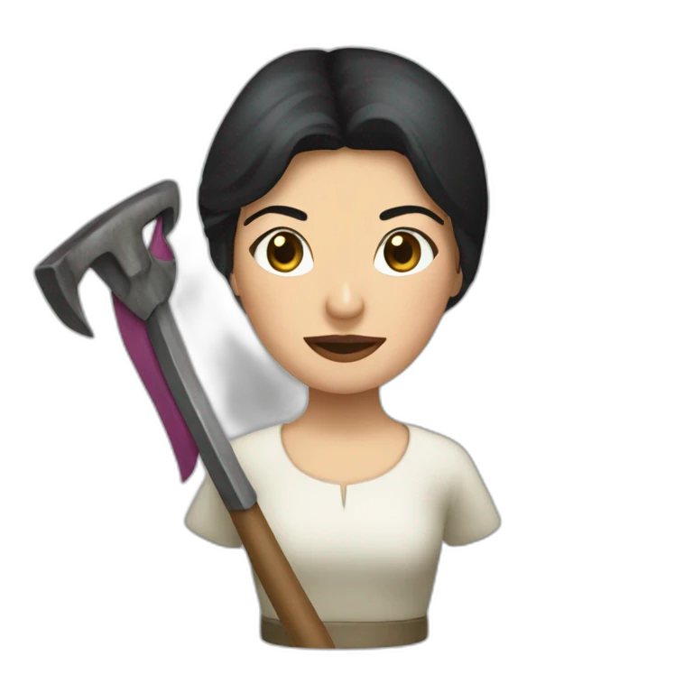 Isabel Díaz Ayuso scythe emoji