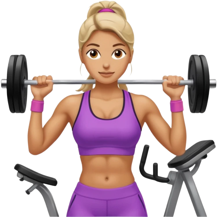 Gym for women  emoji