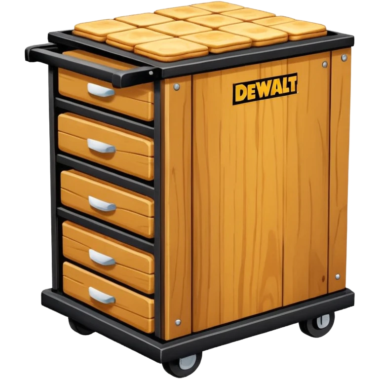 diy wood cube pancake cart plans for dewalt compressor wooden cube emoji