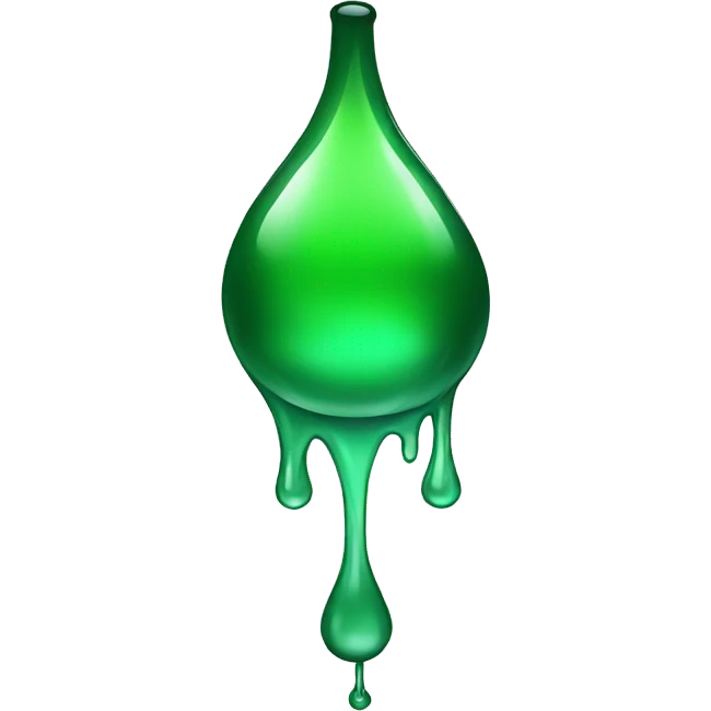 Green  Water Drip emoji