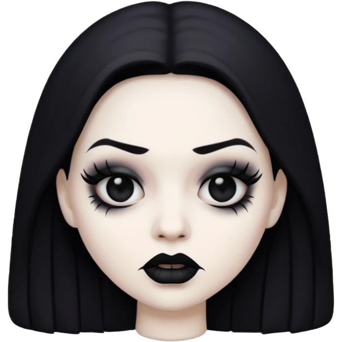 freaky baddie emoji, stylish but eerie emoji