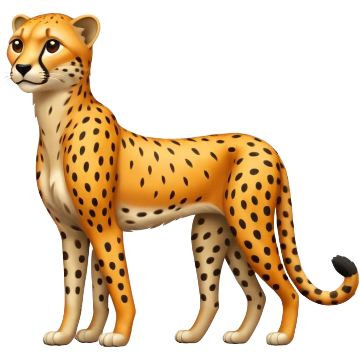 Emoji de un chita de cuerpo completo emoji