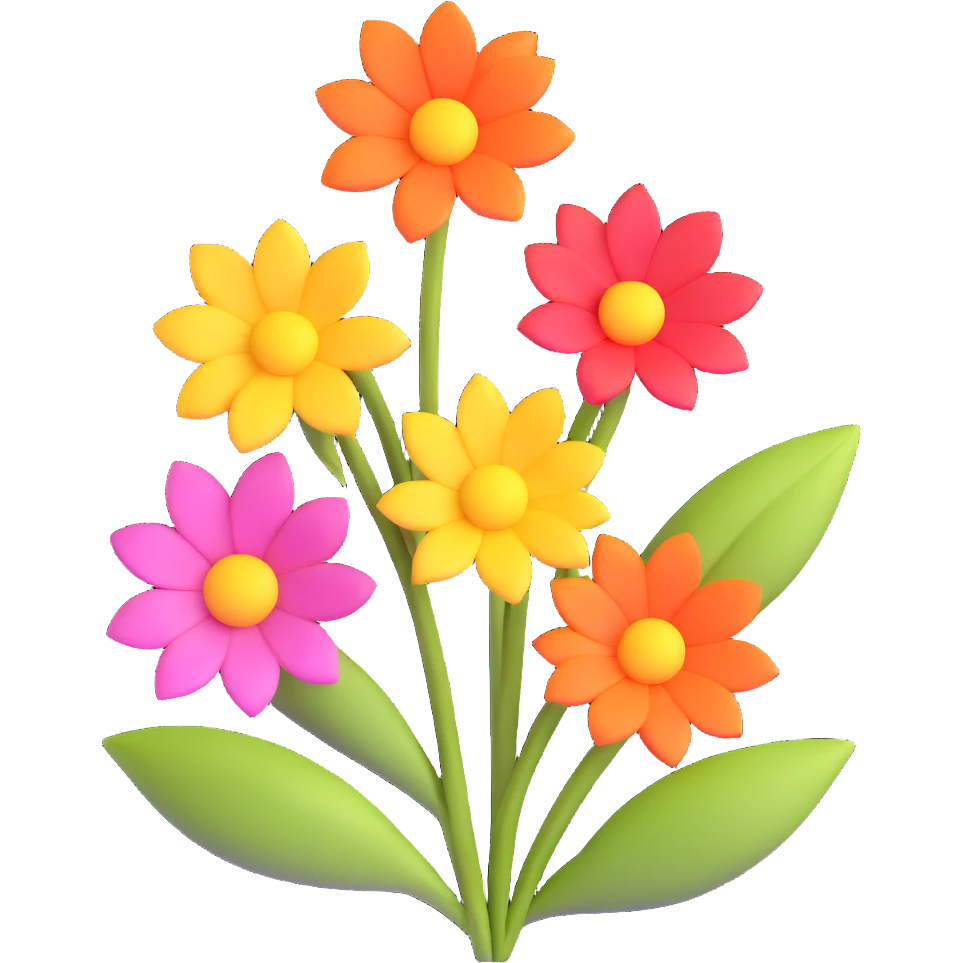 beautiful flower emoji