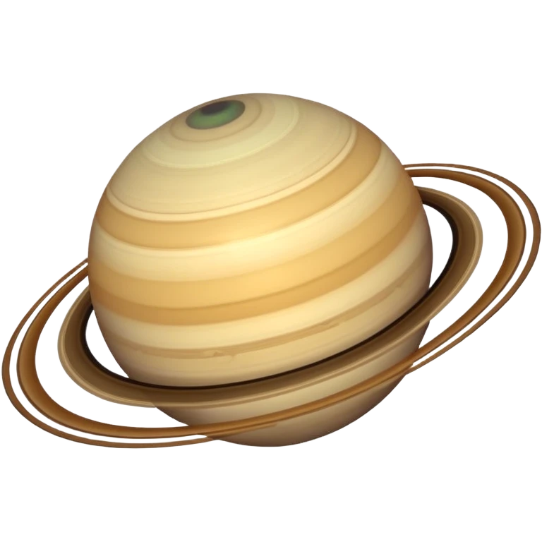 Ringless saturn emoji