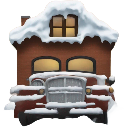 Chicago with snow emoji