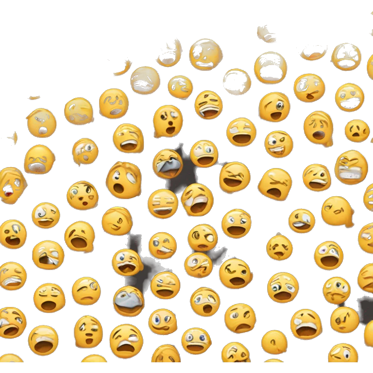 Emoji lought and crying emoji