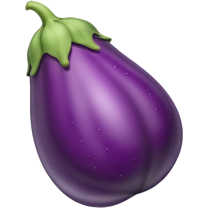 Eggplant with white liquid  emoji