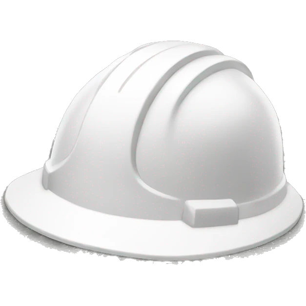White hard hat emoji