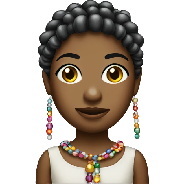 Bead girl emoji