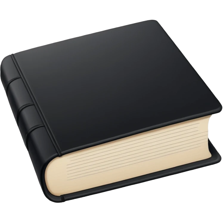 book with completely black pages emoji