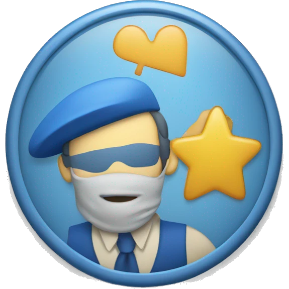 Blue check badge emoji