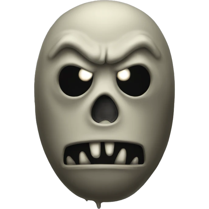 Scary faceless fallout monster  emoji