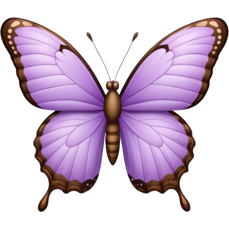 Butterfly color lilac emoji