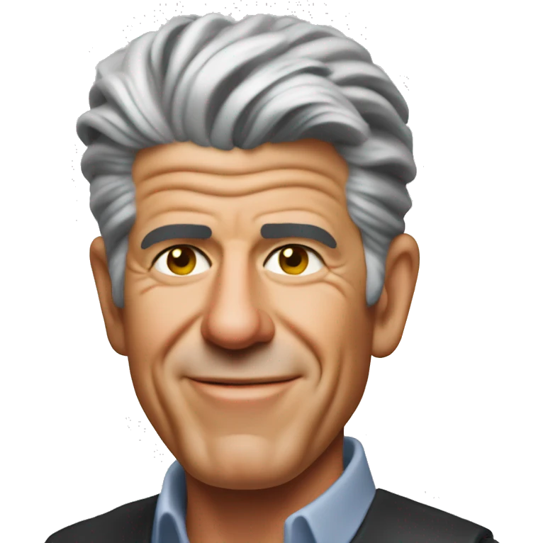 Anthony Bourdain emoji