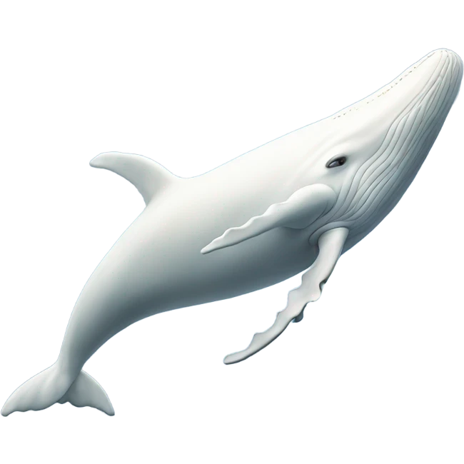 white whale , underside emoji