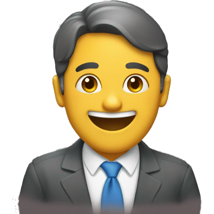 faça um emoji assinando feliz  emoji