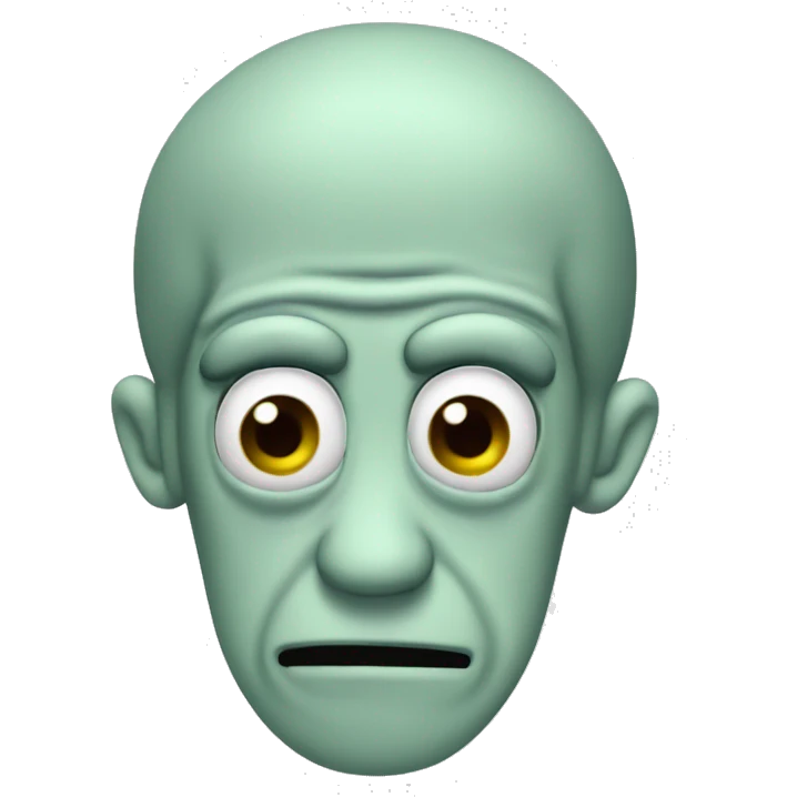 Squidward emoji