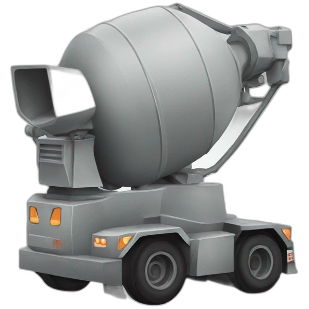 concrete mixer emoji