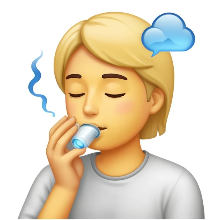 کشیدن نفس راحت emoji