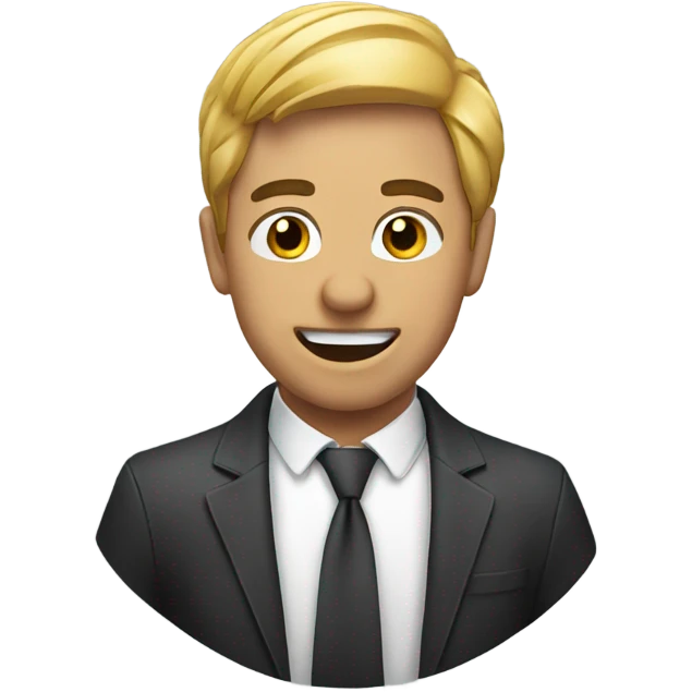 Men with floss emoji