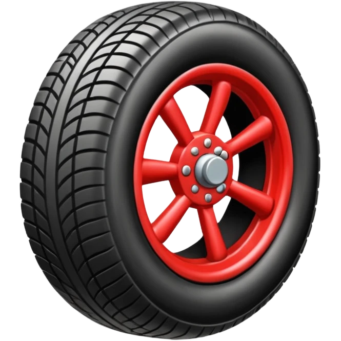 he aircraft's landing gear is one inflated, plump wheel with a strut, black in color emoji