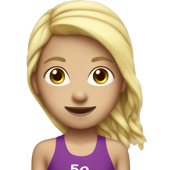girl swimmer emoji