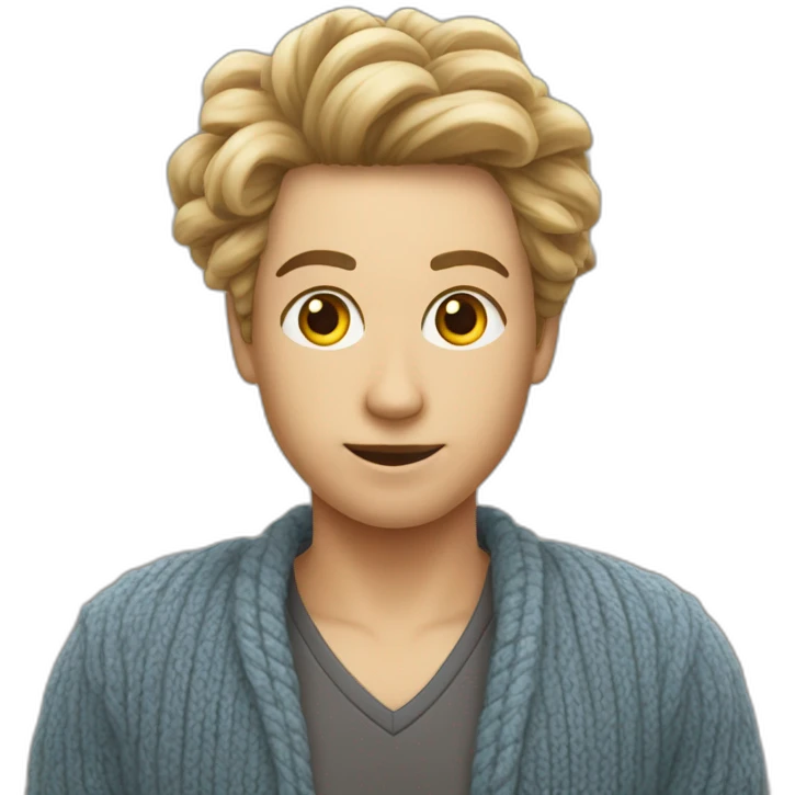 chat sur balle de laine emoji