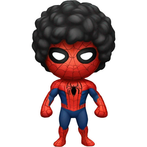 spiderman black emoji