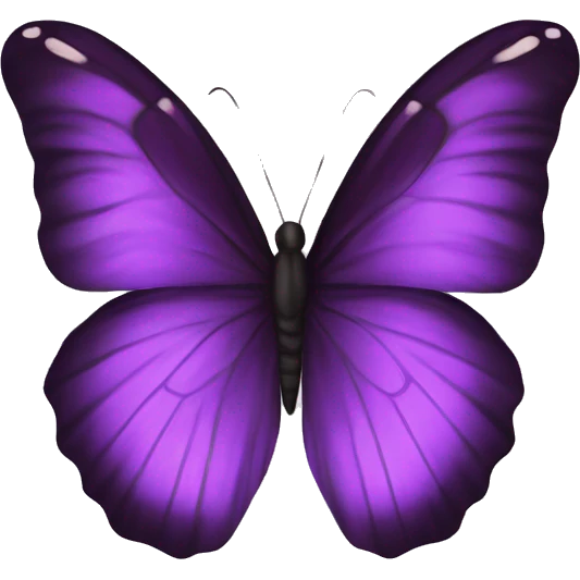 Butterfly purple emoji